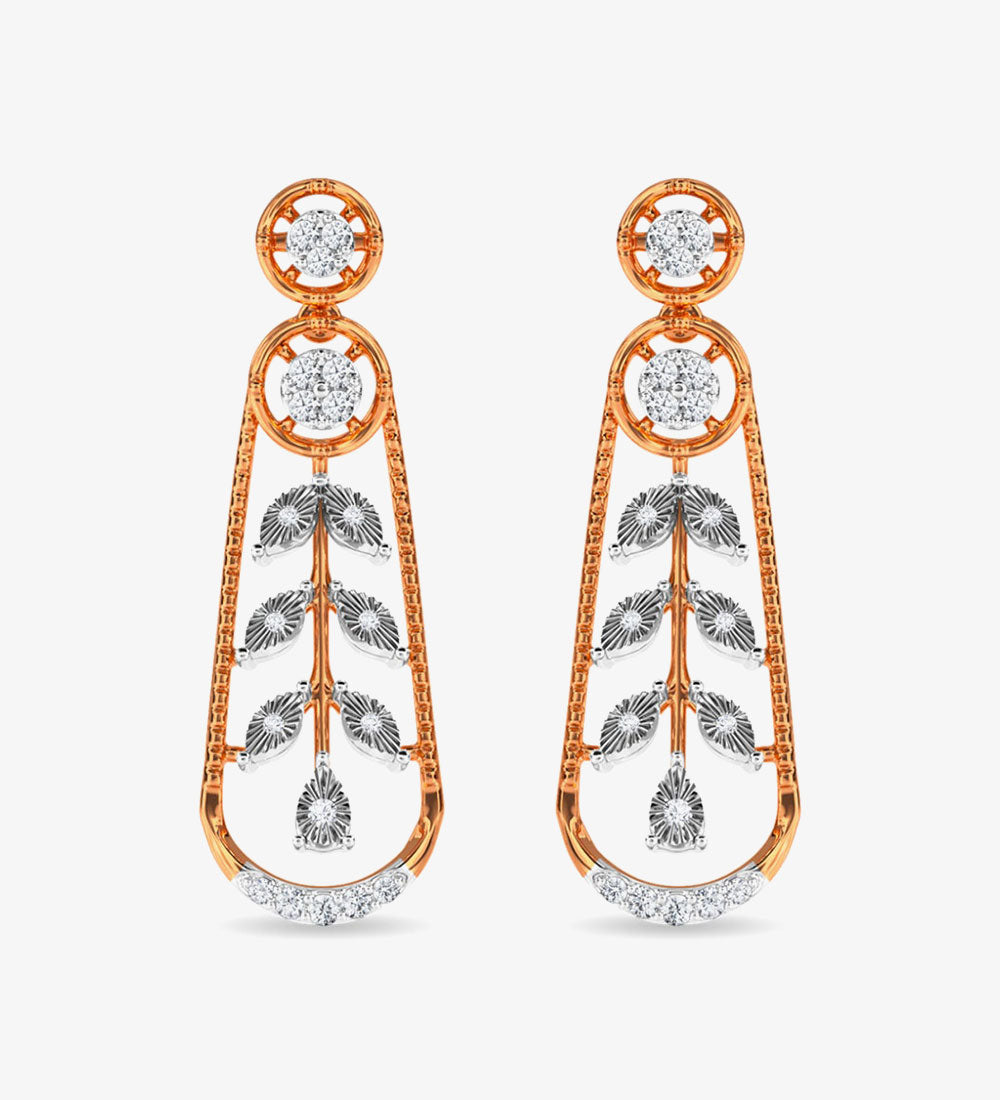 Traci Diamond Necklace Set Rose Gold