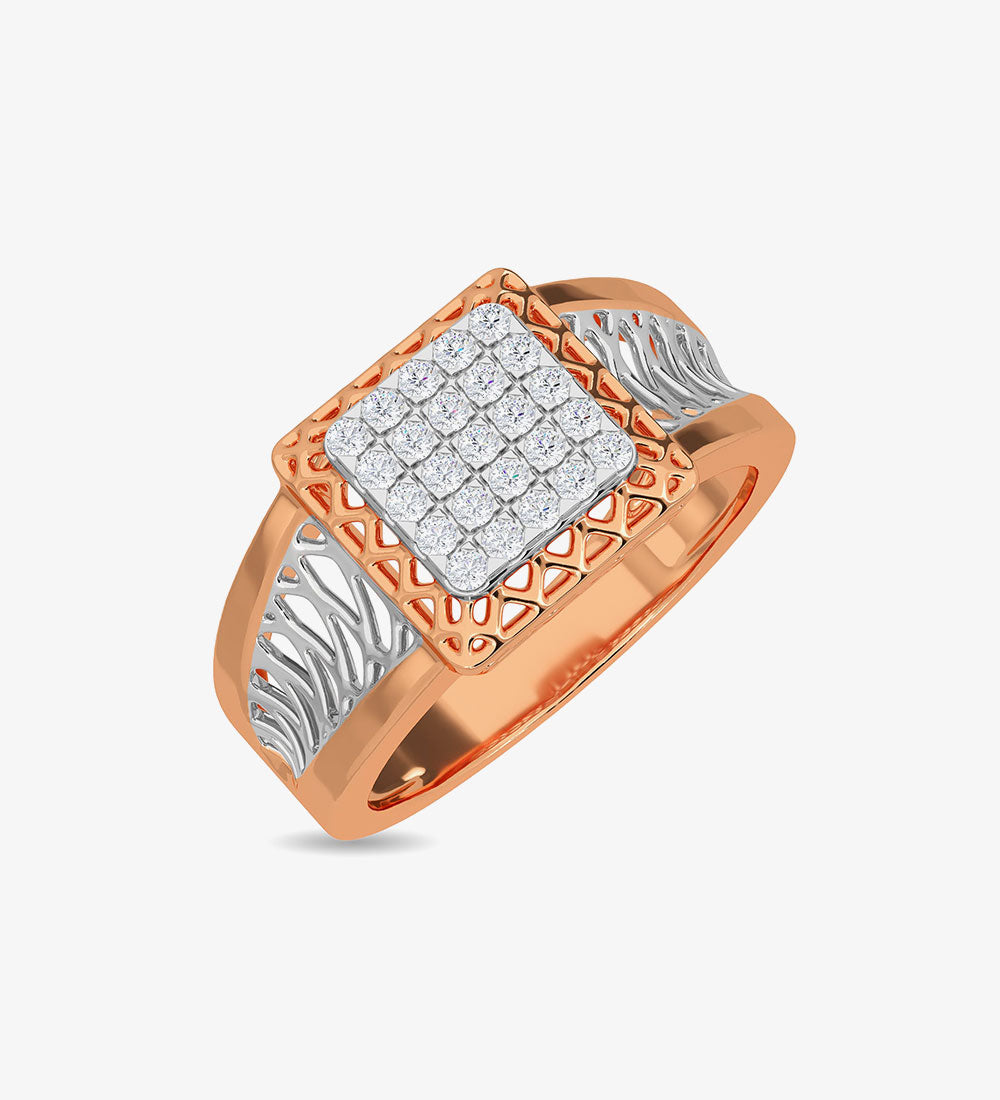 Casual Thomas Diamond Ring Yellow Gold