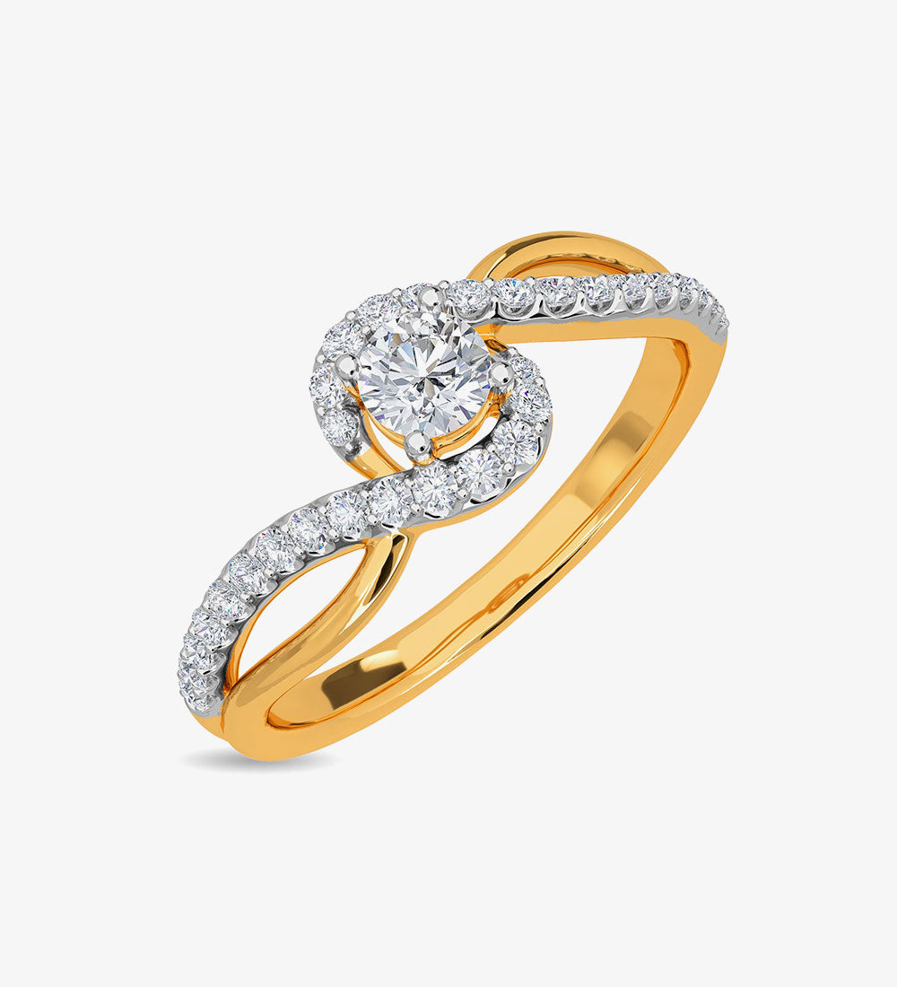 Real Diamond Jewellery Gold Diamond Ring