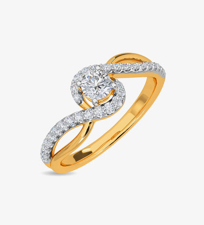 Real Diamond Jewellery Gold Diamond Ring