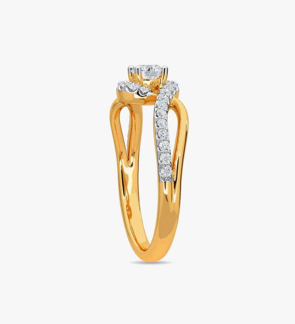 Real Diamond Jewellery Gold Diamond Ring