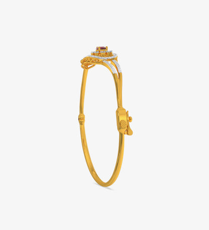 Malabar Gold And Diamonds Yellow Gold Bangle