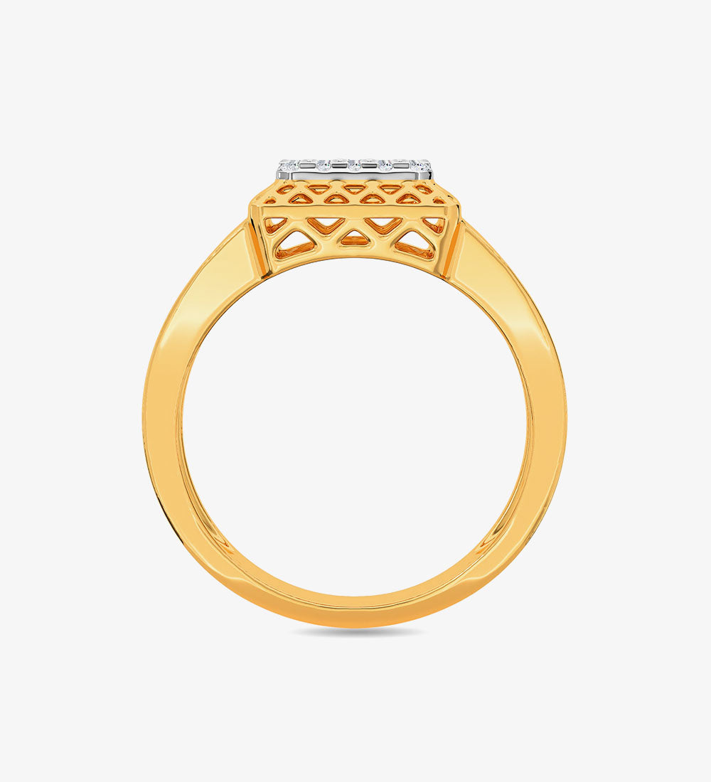 Casual Thomas Diamond Ring Yellow Gold