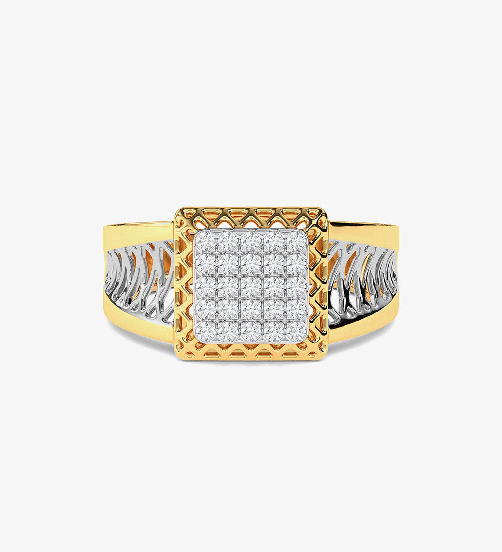 Casual Thomas Diamond Ring Yellow Gold