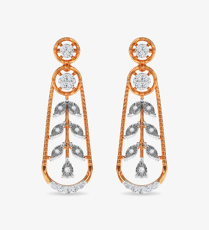 Traci Diamond Necklace Set Rose Gold