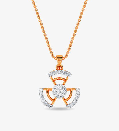 Diamond Ed Pendant Yellow Gold / 14KT