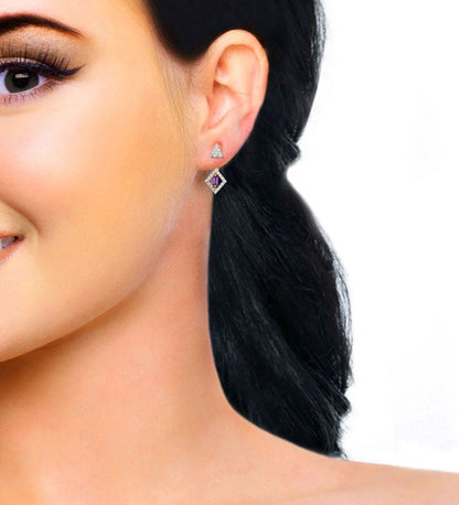 New Aathviha Gold Diamond Stud Earrings