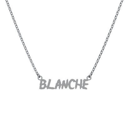 Handmade Personalized Naruto Style Name Necklace