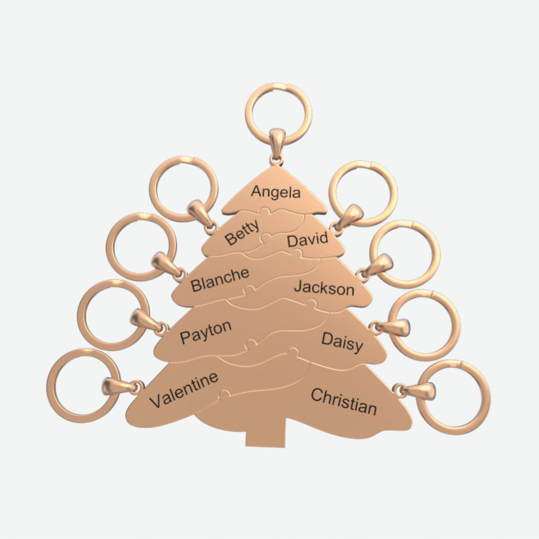 Christmas gift Christmas tree puzzle necklace