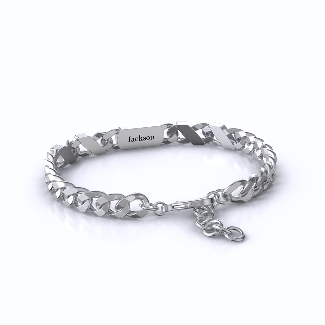Custom Fashion Name Chain Bracelet