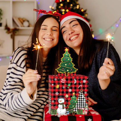 Christmas Money Pull Box with Snowman Card and Transparent Bags