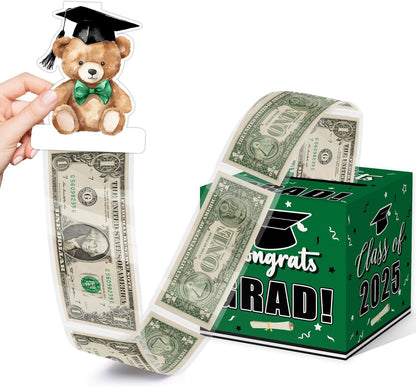 Christmas Money Pull Box with Snowman Card and Transparent Bags