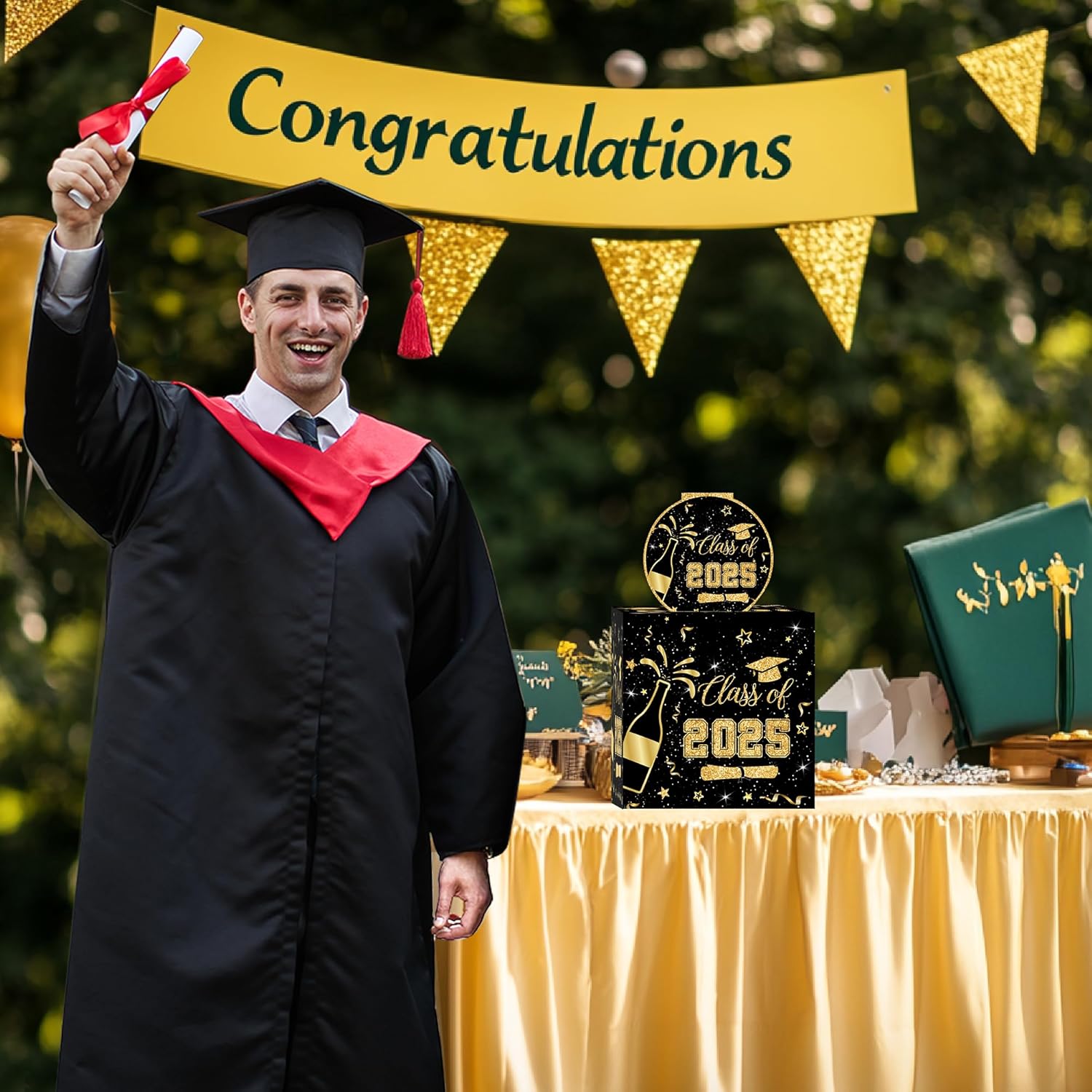 Christmas Money Pull Box with Snowman Card and Transparent Bags