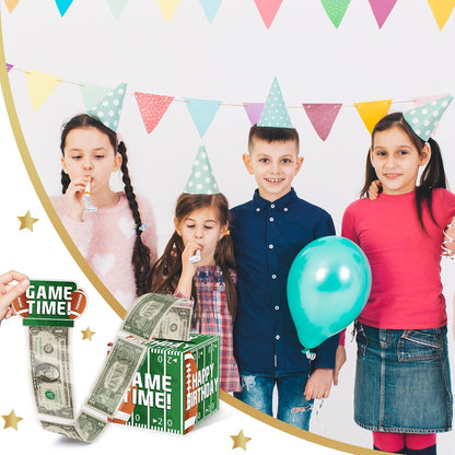 Christmas Money Pull Box with Snowman Card and Transparent Bags