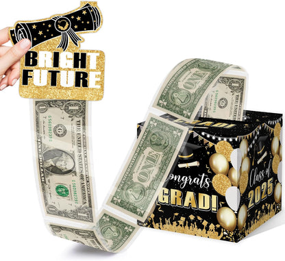 Christmas Money Pull Box with Snowman Card and Transparent Bags