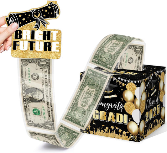 Christmas Money Pull Box with Snowman Card and Transparent Bags