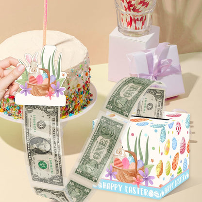 Christmas Money Pull Box with Snowman Card and Transparent Bags