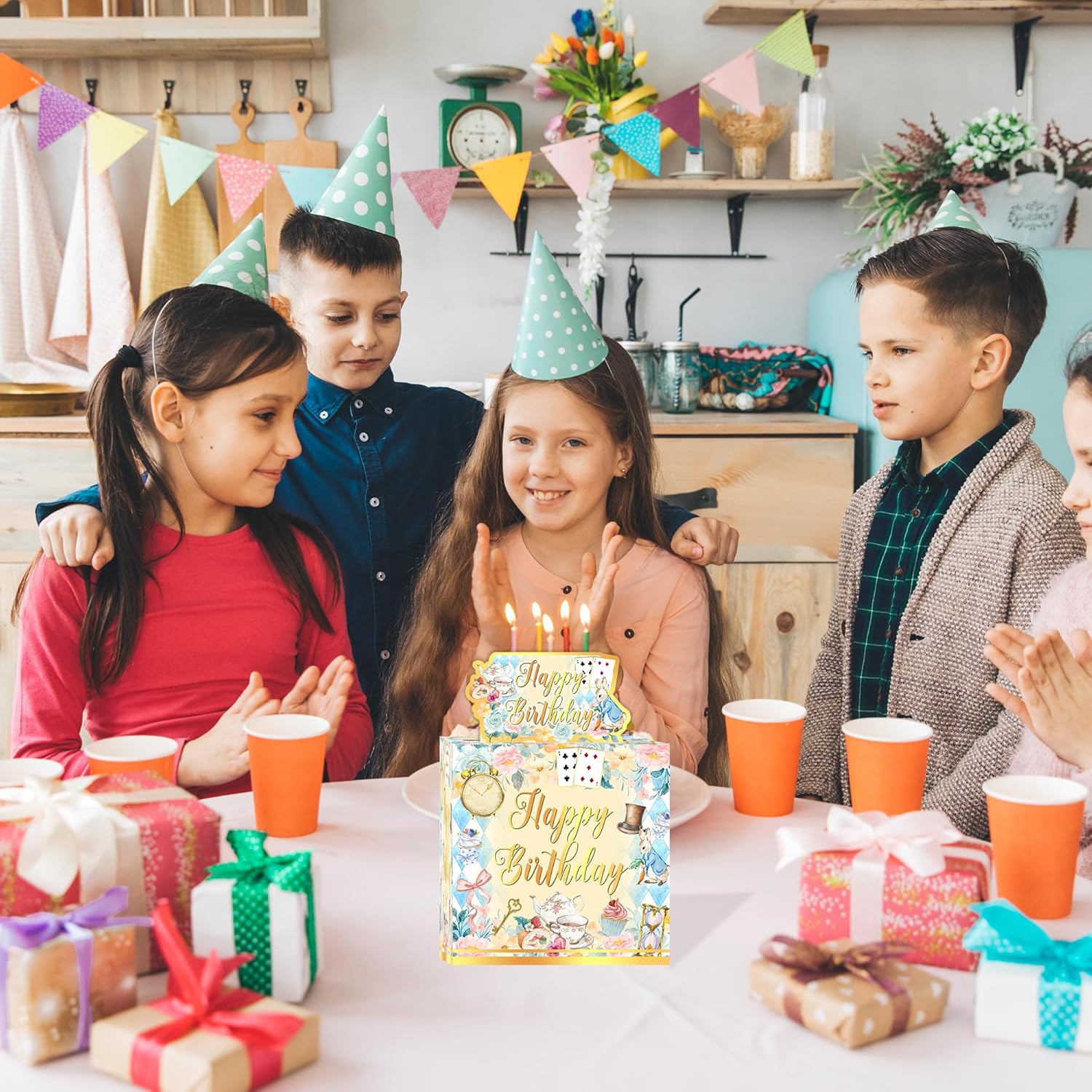 Christmas Money Pull Box with Snowman Card and Transparent Bags