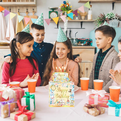 Christmas Money Pull Box with Snowman Card and Transparent Bags