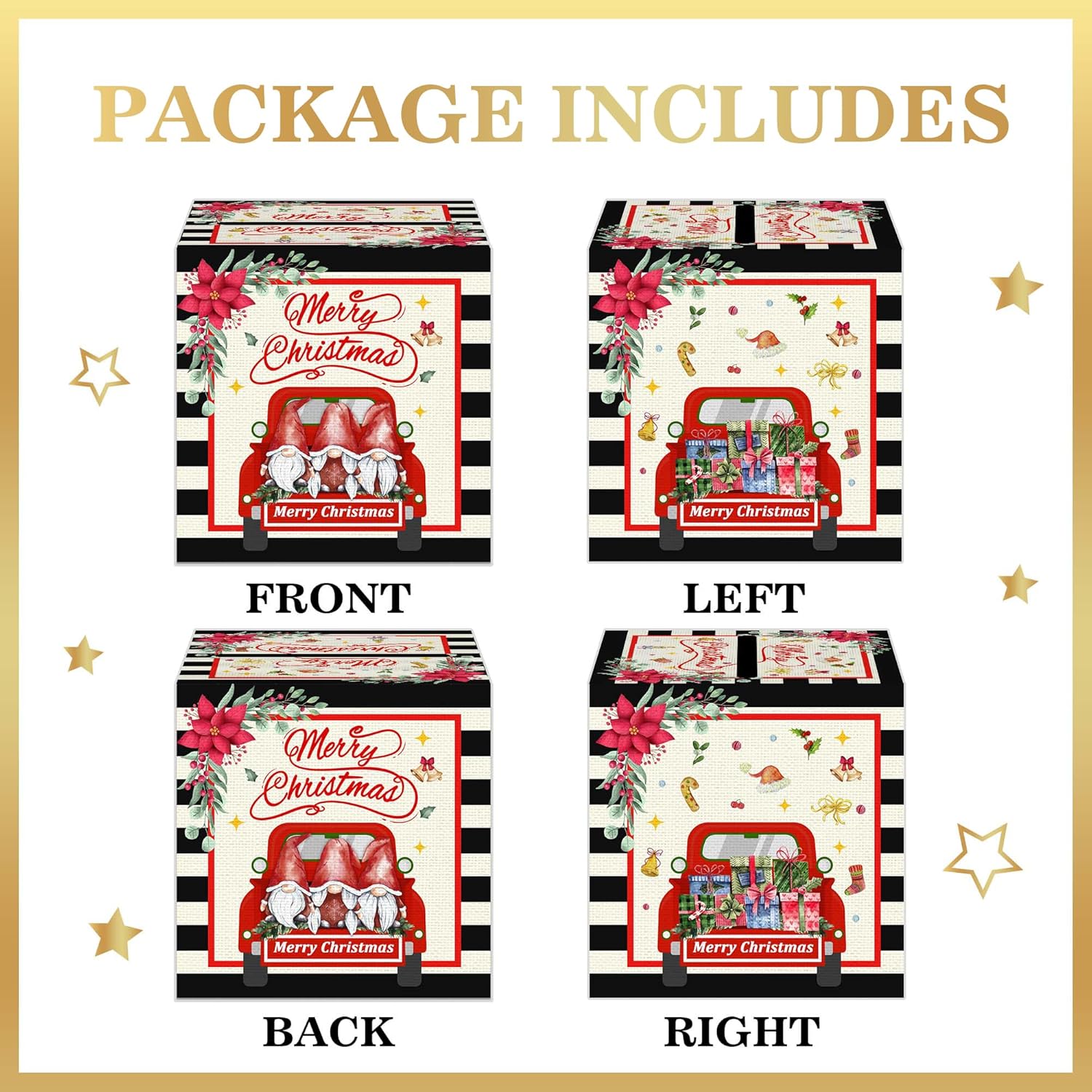 Christmas Money Pull Box with Snowman Card and Transparent Bags