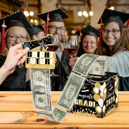 Christmas Money Pull Box with Snowman Card and Transparent Bags